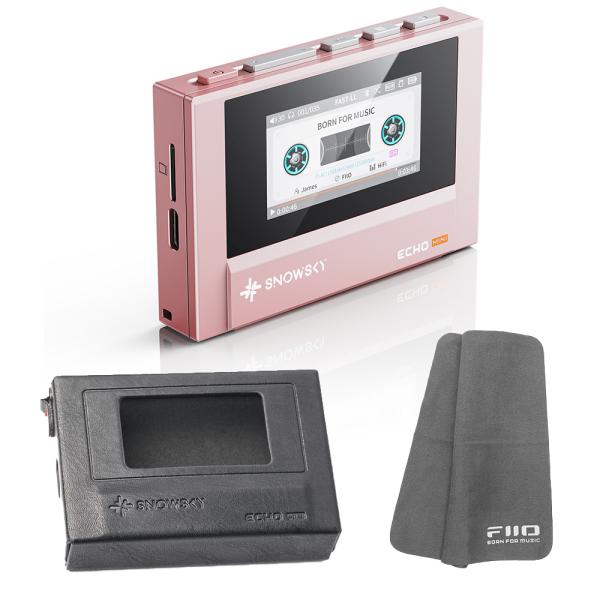 FIIO デジタルオーディオプレーヤー Snowsky ECHO MINI ピンク + 専用ケース ...