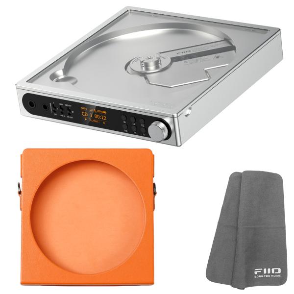 FIIO CDプレーヤー DM15 R2R シルバー + 専用PUレザーケース NEST-DM15 ...