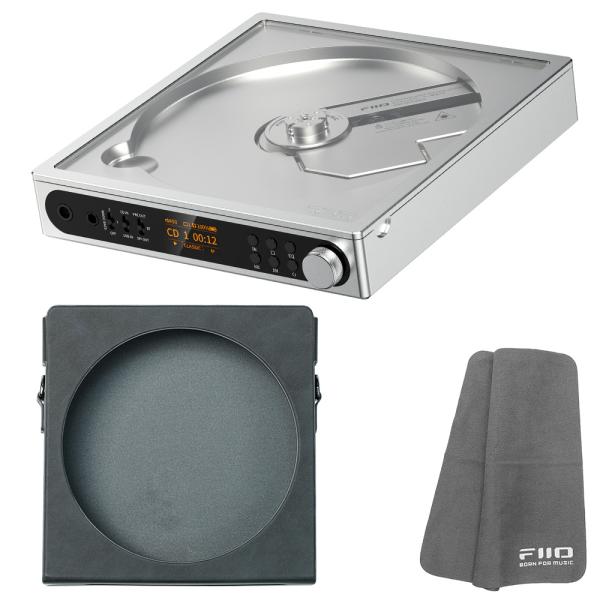 FIIO CDプレーヤー DM15 R2R シルバー + 専用PUレザーケース NEST-DM15 ...