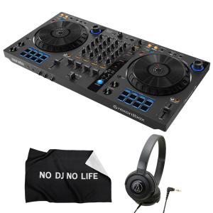 Pioneer 4CH DJコントローラー DDJ-FLX6-GT + ヘッドホン ATH-S100 セット《rekordbox・Serato DJ Pro ・VirtualDJ 対応》