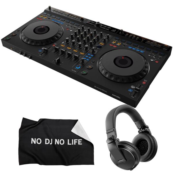 AlphaTheta DJコントローラー DDJ-GRV6 + ヘッドホン HDJ-X5-K + ダ...