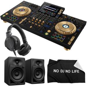 PIONEER DJコントローラー DDJ-FLX4-N (ゴールド) ＋ ダストカバー付き