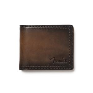 Fender フェンダー 950-502 (グレー) 二つ折り財布 本革 国産レザー Fender フェンダー 950-502 (グレー) 二つ折り財布 本革 国産レザー