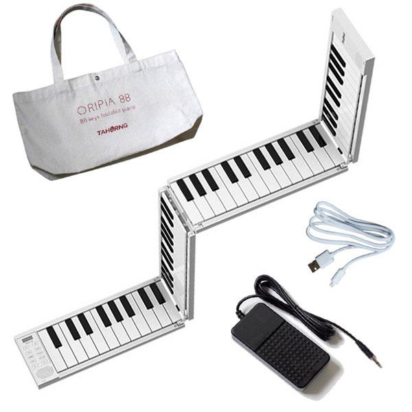 TAHORNG タホーン オリピア ORIPIA88 (ホワイト) 折りたたみ式電子ピアノ/MIDI...