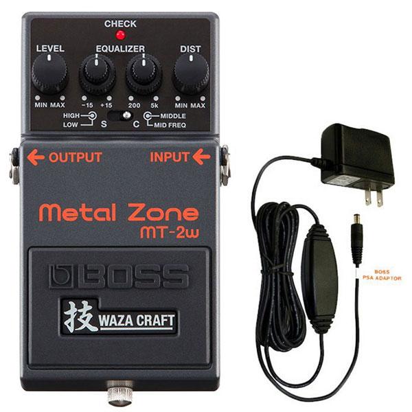 BOSS ボス MT-2W Metal Zone (技 WAZA CRAFT) + 純正アダプター ...