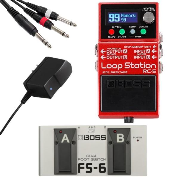 BOSS ボス RC-5 Loop Station ルーパー + FS-6 Dual Foot sw...