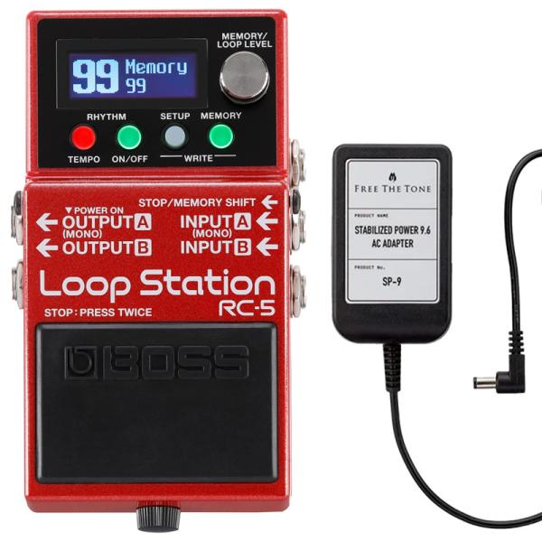 BOSS ボス RC-5 Loop Station ルーパー + ACアダプター FREE THE ...