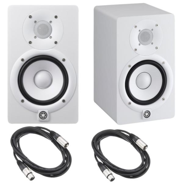 モニター スピーカー パワード DTM YAMAHA ヤマハ HS5 白（ペア）+ XLRケーブル ...