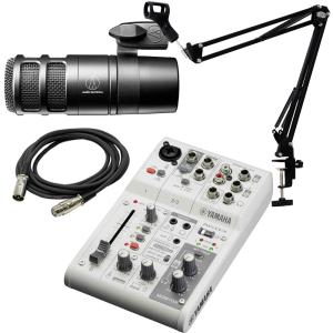 YAMAHA（ヤマハ） YAMAHA / AG03MK2 WHITE AT2020 PCユーザー向け 配信