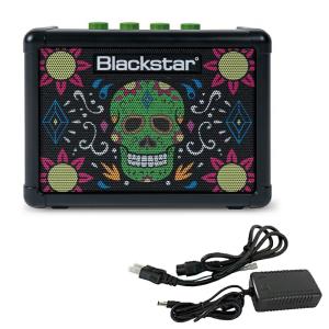 BLACKSTAR ブラックスター BS FLY3 SUGAR SKULL 3 コンパクト ギターアンプ FLY3 + PSU-1 ACアダプター セット 限定モデル第三弾｜miki-shop