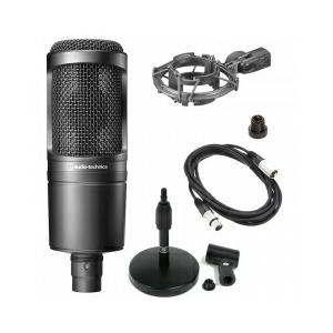 audio-technica オーディオテクニカ AT2020 コンデンサーマイク + AT8458...