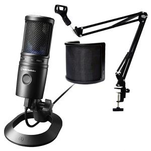 オーディオテクニカ（audio-technica） AT2020USB-X USBマイク アーム