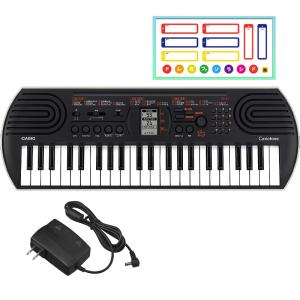 CASIO SA-81 キーボード 純正ACアダプター付き CASIO（カシオ） SA-81 ブラック ミニ鍵盤キーボード 【専用AC
