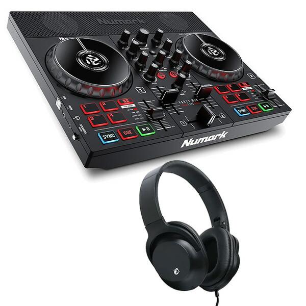 Numark スピーカー内蔵 DJコントローラー Party Mix Live + ヘッドホンKHP...