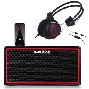 《創業200周年記念SET》NUX ニューエックス Mighty Air + ARIA AHP1000 ヘッドホン SET　ワイヤレス ギターアンプ