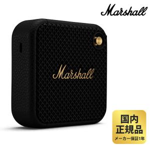 マーシャル  スピーカー WILLEN (BLACK & BRASS) Marshall ブラック Bluetooth5.0対応 軽量700g｜miki-shop