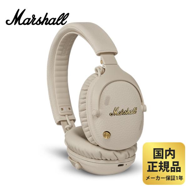マーシャル ヘッドフォン Monitor 3 A.N.C Cream ホワイト Marshall ノ...