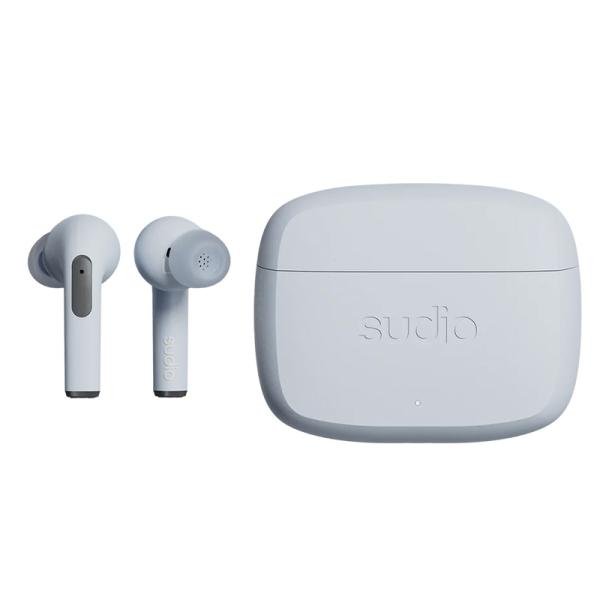 SUDIO ワイヤレス イヤホン N2 PRO スチールブルー  Bluetooth5.2 ANC機...