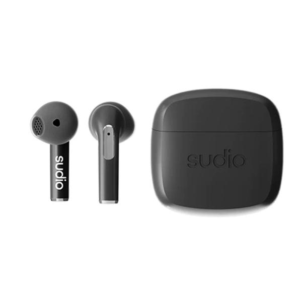 SUDIO ワイヤレス イヤホン N2 ブラック Bluetooth5.3 ANC機能 IPX4レベ...