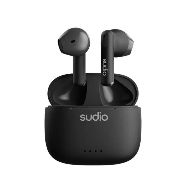 SUDIO ワイヤレス イヤホン A1 ブラック Bluetooth5.3 IPX4レベル防水 マイ...