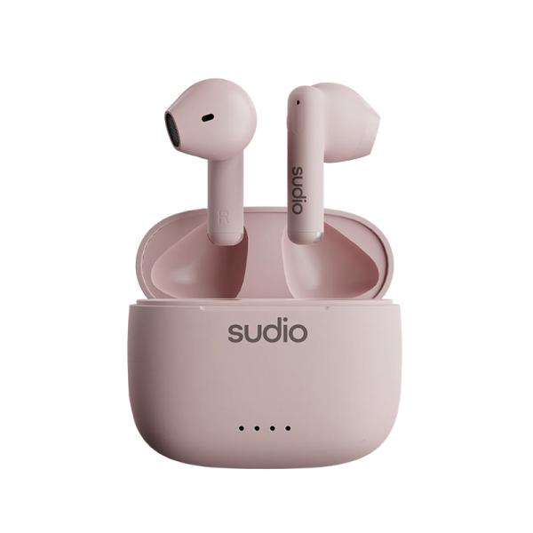 SUDIO ワイヤレス イヤホン A1 ピンク Bluetooth5.3 IPX4レベル防水 マイク...