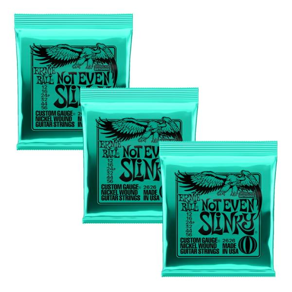 【3セット販売】 ERNIE BALL アーニーボール 2626 NOT EVEN SLINKY エ...