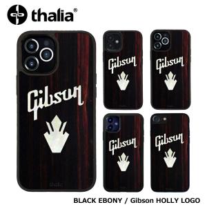 Thalia BLACK EBONY / GIBSON PEARL HOLLY LOGO / iPhone caseタリア