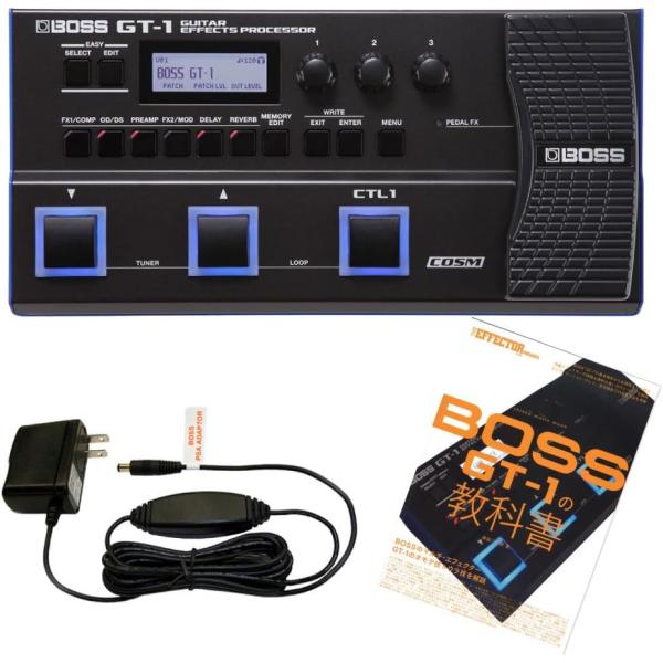 BOSS GT-1 マルチエフェクター 純正アダプター GT-1 教科書付きセット