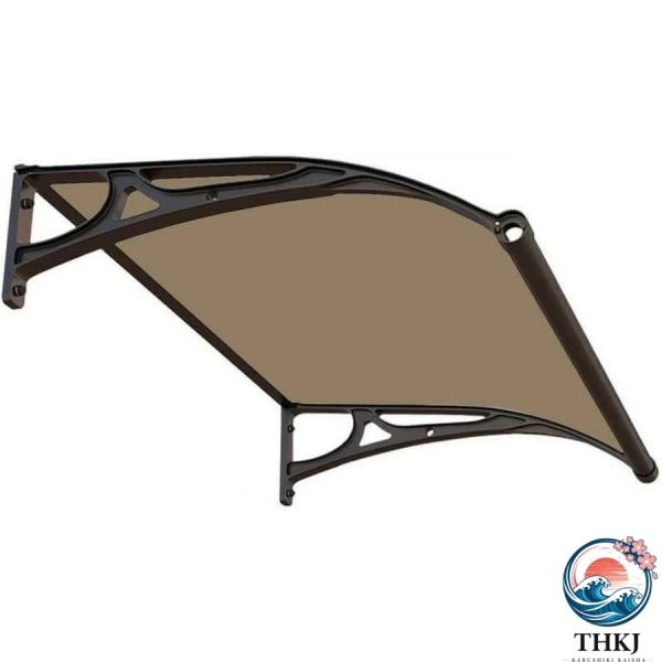 住宅用ひさし ひさし 雨よけ テラス屋根 60 80 100cm 玄関屋根 ドアキャノ梅雨対策 UV...