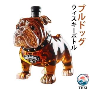 犬型 飲食店 耐熱ガラス製 ウィスキーボトル ...の詳細画像2