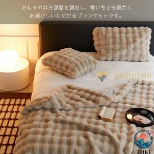 毛布 もこもこ毛布 ポコモコ シングル セミダ...の詳細画像3