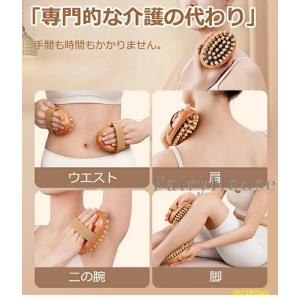 マッサージ 木製 全身 マッサージブラシ マッ...の詳細画像4