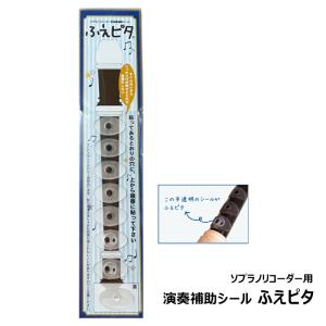 アイディア・パーク ふえピタ ソプラノ リコーダー用 演奏補助シール 【ゆうパケット】※日時指定非対応・郵便受けにお届け致します｜mikidjs