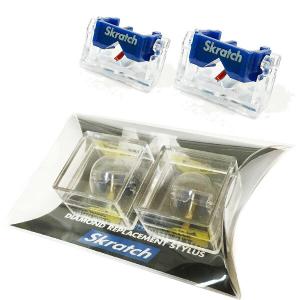 JICO オリジナルデザイン SHURE N-44G 交換針 カバー付 2個セット