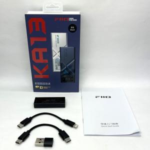 《アウトレット》 FIIO USB DAC内蔵ヘッドホンアンプ KA13 ブラック (FIO-KA13-B)｜mikigakki