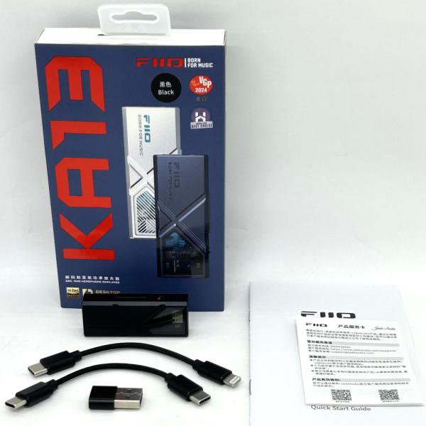 《アウトレット品》 ヘッドホンアンプ FIIO USB DAC 内蔵 KA13 ブラック (FIO-...