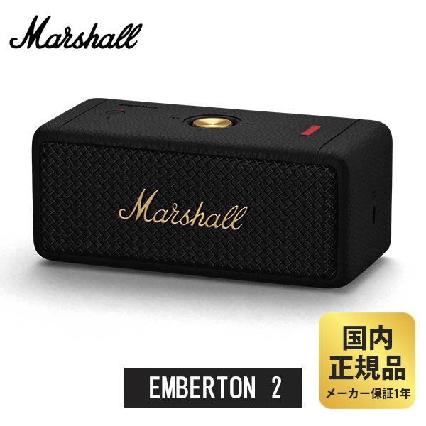 マーシャル  スピーカー EMBERTON2 (Black and Brass) Marshall ...