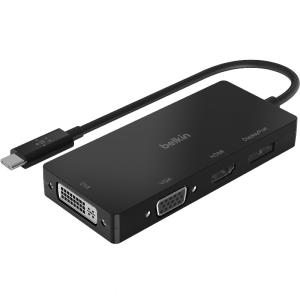 《アウトレット品 》 Belkin USB-C Video Adapter  USB-C to HDMI + VGA +DVI + DISPLAYPORT 4 in 1｜mikigakki