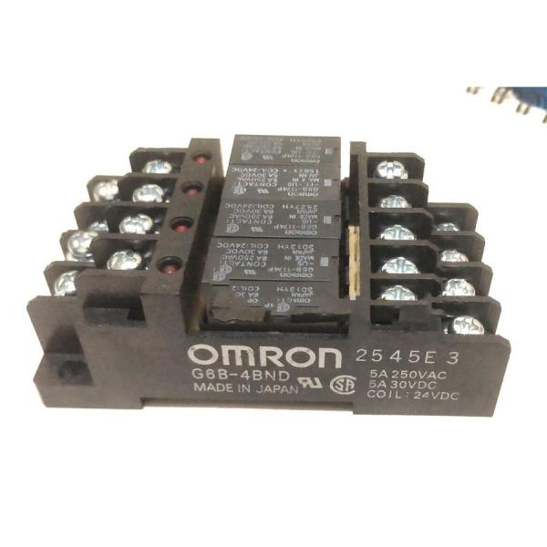新品 OMRON オムロン ターミナル リレー G6B-4BND 24V 50個入りセット 6ヶ月保...