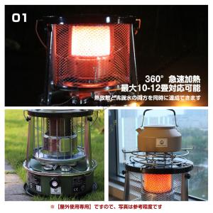 石油ストーブ 灯油ストーブ 5.2L 大容量 ...の詳細画像3