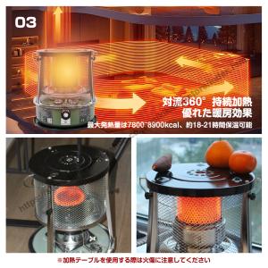 石油ストーブ 灯油ストーブ 5.2L 大容量 ...の詳細画像5