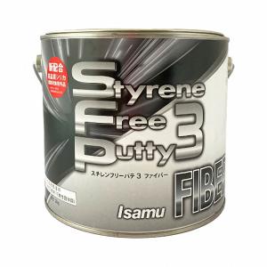 イサム塗料　スチレンフリーパテ3　Fiber　2Kg(主剤)｜mikipaint