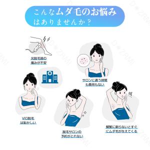 脱毛器 全身ケア だつもうき メンズ/レディー...の詳細画像1