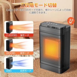 【限定1000円クーポン】ファンヒーター セラ...の詳細画像3