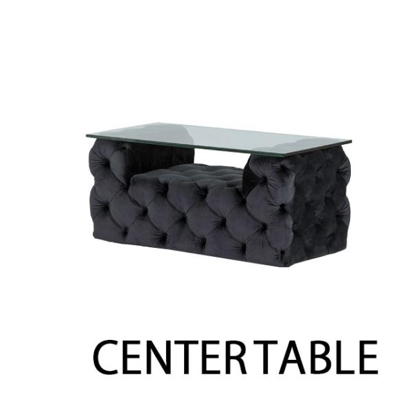 センターテーブル グレー ガラステーブル ローテーブル 幅107cm ガラス 強化ガラス 本体布地