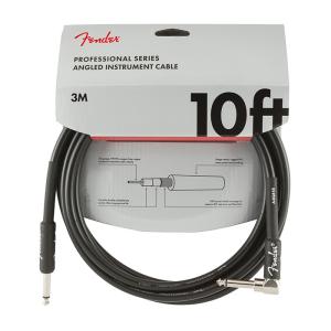 Fender PRO CABLE, 10ft （S/Lプラグ） Black（ギター用ケーブル約3m）【ゆうぱけっとで発送】