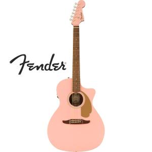 Fender Newporter PLAYER SHELL PINK【エレアコギター】限定モデル｜mikiwebstore