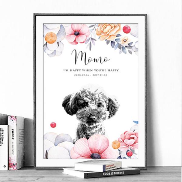 フラワーガーデン☆ うちの子ポスター [t016]