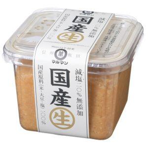 マルマン 国産生 減塩20％ 500g 無添加  中甘口