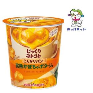 【超特価！】１個60円(税別)　ポッカサッポロじっくりコトコト こんがりパン 完熟かぼちゃポタージュ　24個セット　※賞味期限2024年3月